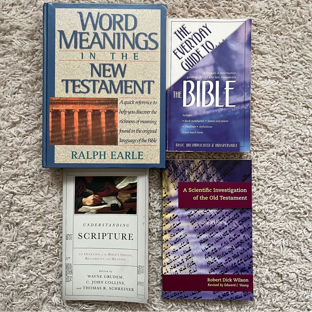 4 Book Collection for Understanding Bible Scripture